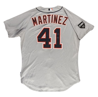 2011 Victor Martinez Game Worn Detroit Tigers Road Jersey (MLB Authenticated)
